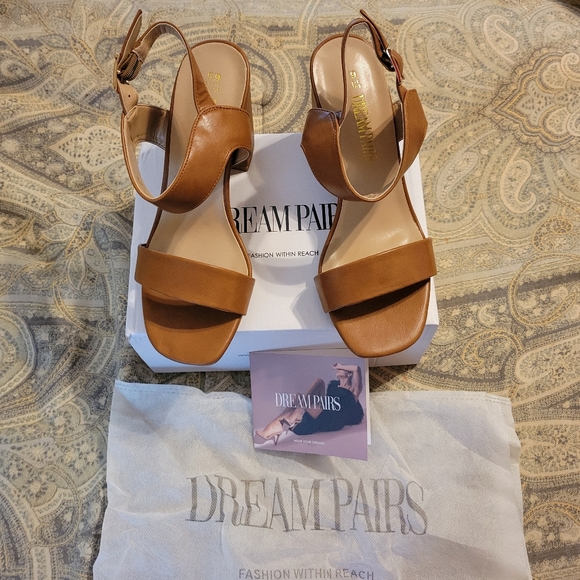 Dream Pairs Shoes - Dream Pairs Women's Brown Sandals